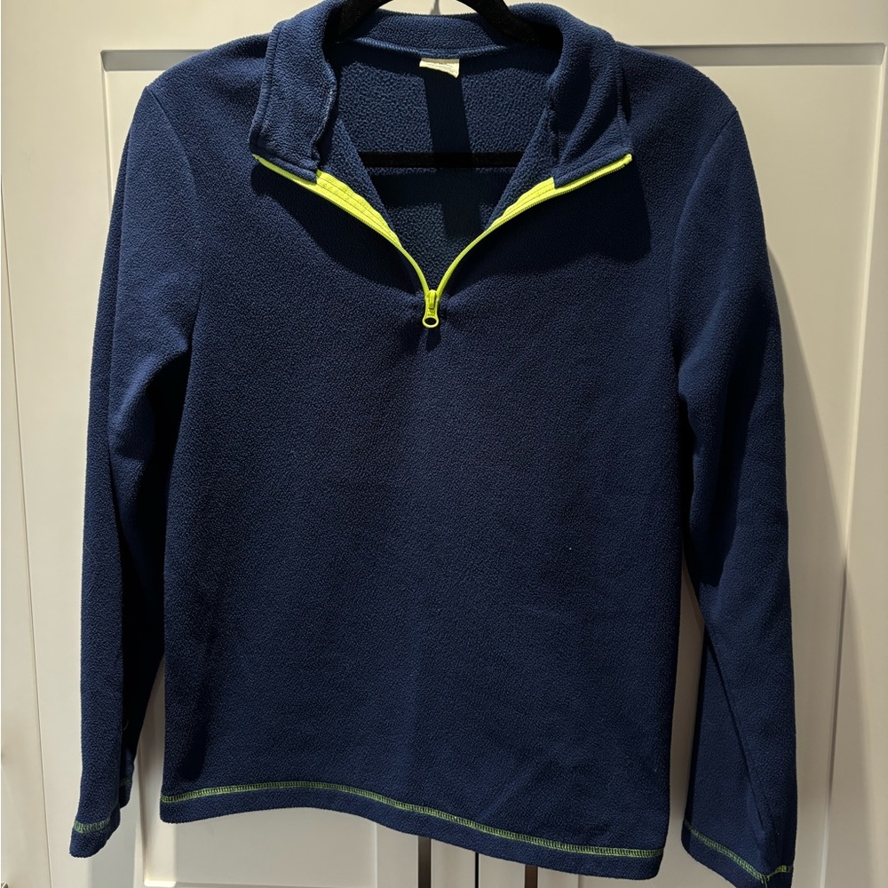 Boys Blue Fleece Quarter Zip
